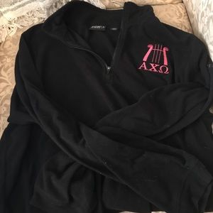 Alpha Chi fleece sweatshirt